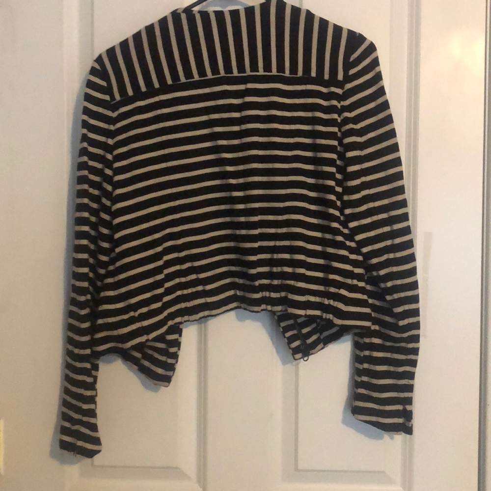 LOFT cotton cropped blazer - Picture 2 of 7